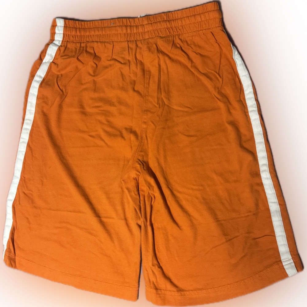PLACE Orange With White Stripes On Sides Super Soft Great Shorts Youth Large - Picture 2 of 8